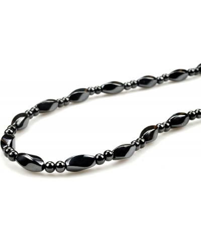 Healing Hematite Necklace for Men, Women | Stylish Beaded Necklace for Body Healing (Black), 17 Inches $11.59 Necklaces