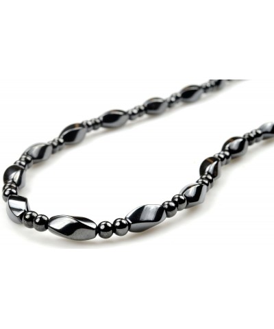 Healing Hematite Necklace for Men, Women | Stylish Beaded Necklace for Body Healing (Black), 17 Inches $11.59 Necklaces