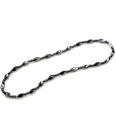 Healing Hematite Necklace for Men, Women | Stylish Beaded Necklace for Body Healing (Black), 17 Inches $11.59 Necklaces