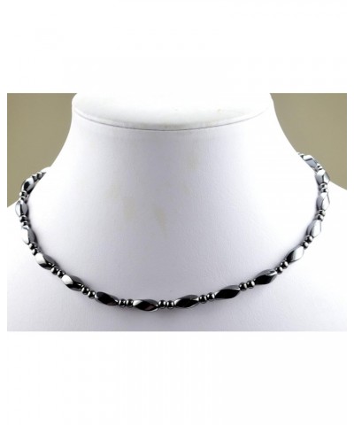 Healing Hematite Necklace for Men, Women | Stylish Beaded Necklace for Body Healing (Black), 17 Inches $11.59 Necklaces