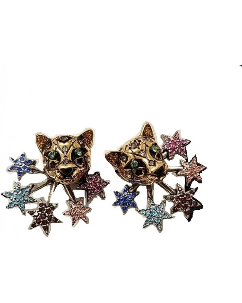 Heavenly Creatures Leopard and Stars Earrings $22.80 Earrings