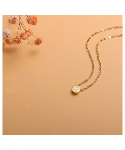 Initial Necklace for Women, Dainty Letter Necklace,18K Gold Plated U $8.95 Necklaces