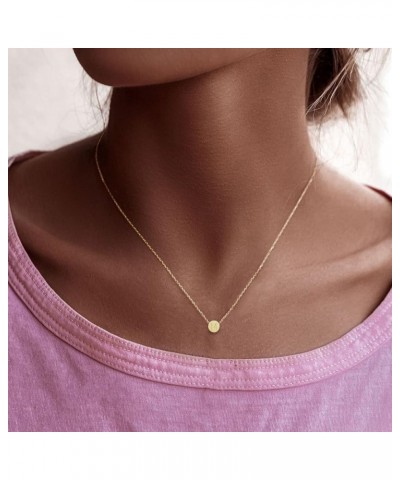 Initial Necklace for Women, Dainty Letter Necklace,18K Gold Plated U $8.95 Necklaces