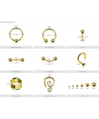 Internally Threaded 316L Surgical Steel WildKlass Barbell (Sold by Piece) 6 GA, Length: 16mm, Ball: 8mm $9.89 Body Jewelry