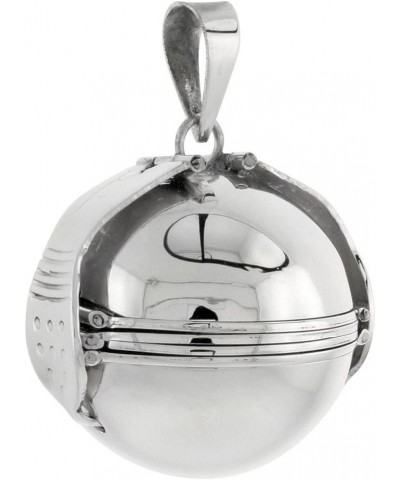 Sterling Silver 6 Picture Photo Ball Locket Necklace for Mothers & Grandmothers Handmade 3 Sizes with 30-inch Chain $38.09 Ne...