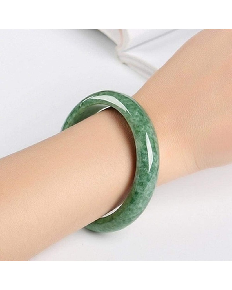 Green Jade Bangle Bracelet for Women Natural Jadeite Bangles with Gift Box and Certificate (Size : 52mm) 66mm $11.25 Bracelets