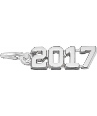 Rembrandt 2017 Year Charm, 10K Yellow Gold White Gold $13.20 Bracelets