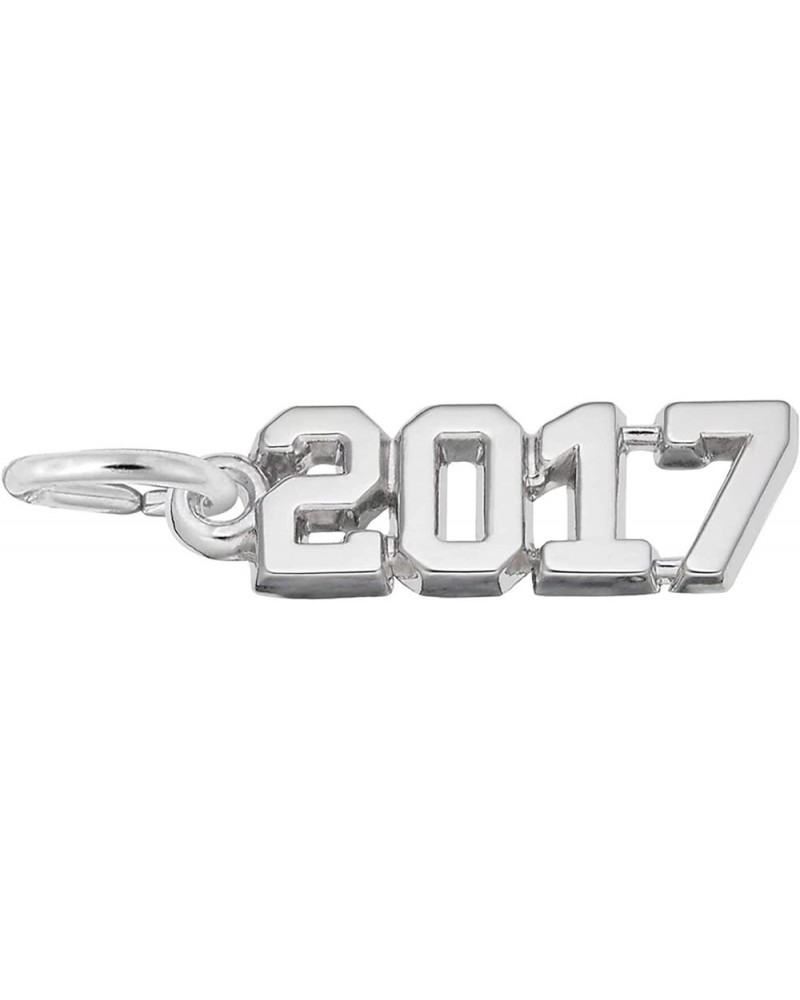 Rembrandt 2017 Year Charm, 10K Yellow Gold White Gold $13.20 Bracelets