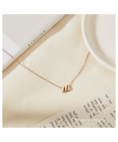 Gold Initial Necklace Initial Pendant Necklace Mothers Day Gift Graduation Gift Personalized Necklace Y $12.99 Necklaces