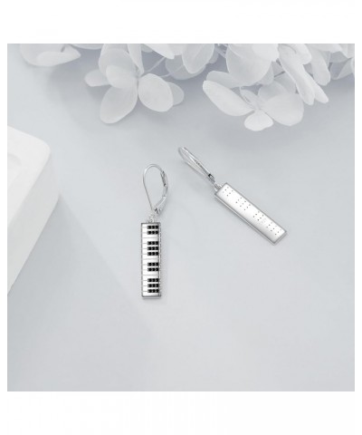 Sport and Music Earrings Sterling Silver Sport Lover Music Lover Jewelry Gifts for Women Girls Men Boys Piano Keyboard $20.51...