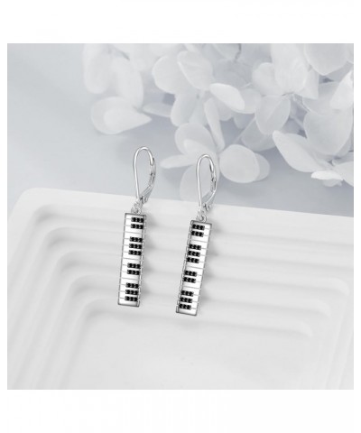 Sport and Music Earrings Sterling Silver Sport Lover Music Lover Jewelry Gifts for Women Girls Men Boys Piano Keyboard $20.51...