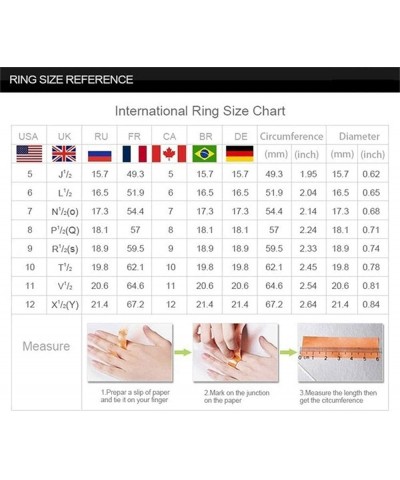 925 Sterling Silver Shiny Full Diamond Ring Cubic Zirconia Cocktail Rings CZ Diamond Ring Eternity Engagement Wedding Band Ri...