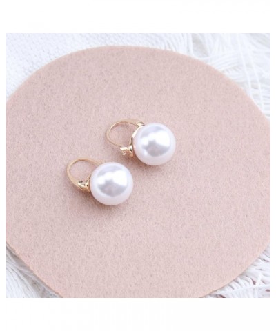 Vintage Pearl Drop Earrings Exquisite White Pearl Sphere Dangle Earrings Bridal Pearl Ball Earrings Jewelry Gift for Women Gi...