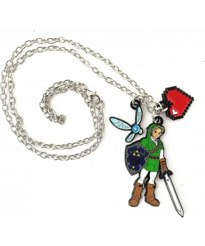 Legend of Zeld Necklace Anime Cosplay Jewelry Navi Sword Necklace Gifts for Men Woman 2 $10.57 Necklaces