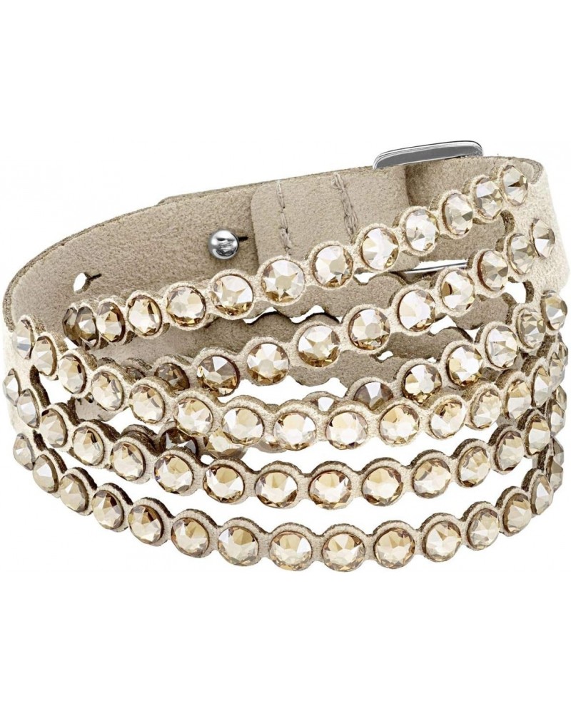 Crystal Power Collection Bracelet in Brown $41.16 Bracelets