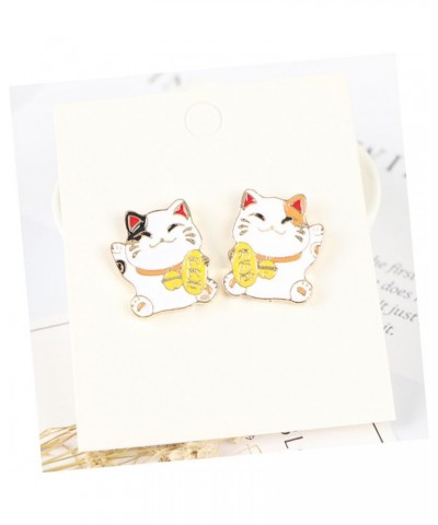 4pcs Badge Personality Brooch Brooch Pin Clothing Pin Maneki Ornament Enamel Cat Accesorios Para Mujer Brooch Jewelry Gifts K...