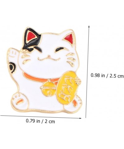 4pcs Badge Personality Brooch Brooch Pin Clothing Pin Maneki Ornament Enamel Cat Accesorios Para Mujer Brooch Jewelry Gifts K...