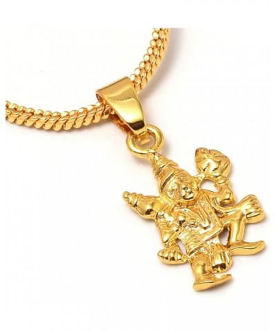 Pendant Locket Lord Ganesha/Ganesh Ji, om Handmade Art Gold Plated Jewelry for Men,Women & Girls, Boys Hanuman Ji $10.76 Neck...