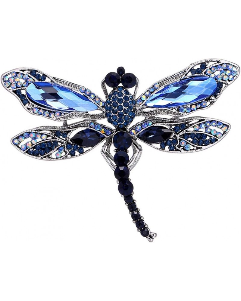 Insect Dragonfly Rhinestone Pins Badge Brooches for Women Men Fashion Jewelry Retro Boutonniere Hijab Pins $8.54 Brooches & Pins