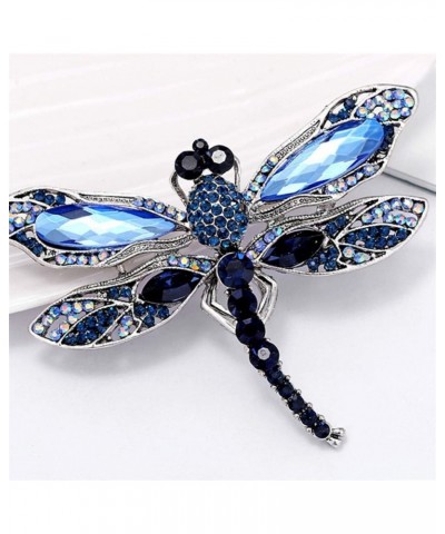 Insect Dragonfly Rhinestone Pins Badge Brooches for Women Men Fashion Jewelry Retro Boutonniere Hijab Pins $8.54 Brooches & Pins