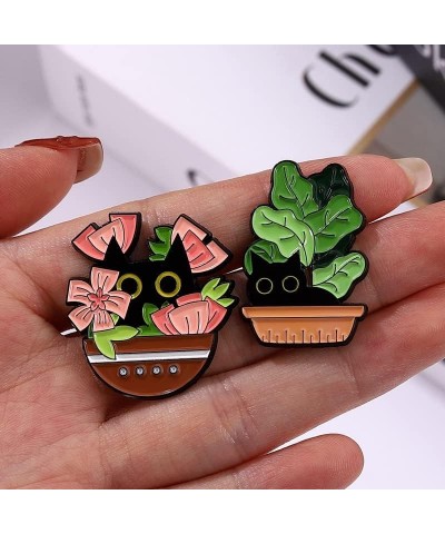 Cute Cat Enamel Pins for Backpacks Enamel Brooches Button Pins Bulk Kawaii Accessories Black Cats Novelty Cartoon Animal Funn...