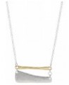 'Versatile' Sterling Silver with 14K Yellow Gold Plating Necklace, 16" + 2 $34.85 Necklaces