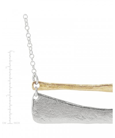 'Versatile' Sterling Silver with 14K Yellow Gold Plating Necklace, 16" + 2 $34.85 Necklaces