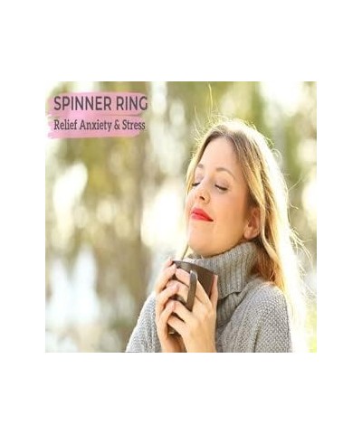 Anxiety Ring for Women Spinner Rings:Rotating Rings Stainless Steel 6mm Moon Star Anxiety for Men Band Jewelry Gift for Teen ...