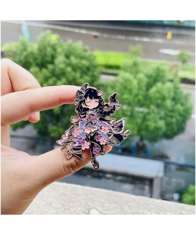 Raiden Shogun Metal Brooch Gaming Figure Cute Cartoon Metal Badge Lapel Pins for Women Girls Birthday Gifts c $10.70 Brooches...