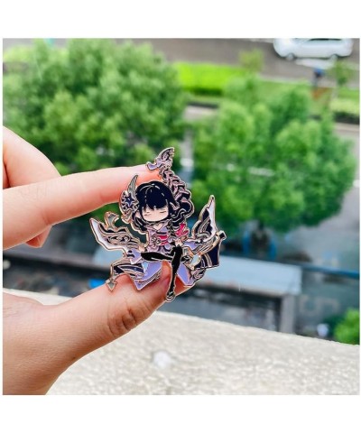 Raiden Shogun Metal Brooch Gaming Figure Cute Cartoon Metal Badge Lapel Pins for Women Girls Birthday Gifts c $10.70 Brooches...