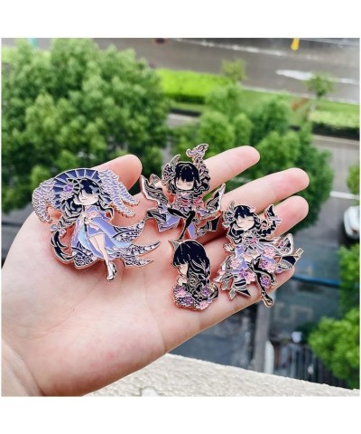 Raiden Shogun Metal Brooch Gaming Figure Cute Cartoon Metal Badge Lapel Pins for Women Girls Birthday Gifts c $10.70 Brooches...