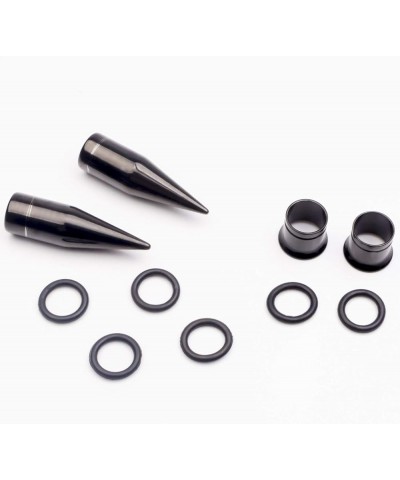 14G-00G 36pcs Ear Gauges Stretching Kit Surgical Steel Tapers Tunnels Plugs Piercing Set Body Jewelry BLACK $12.59 Body Jewelry