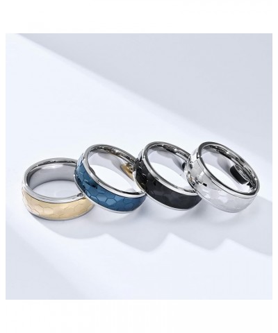 Men Women's Football Ring Stainless Steel Soccer Game Jewelry Blue $8.54 Others