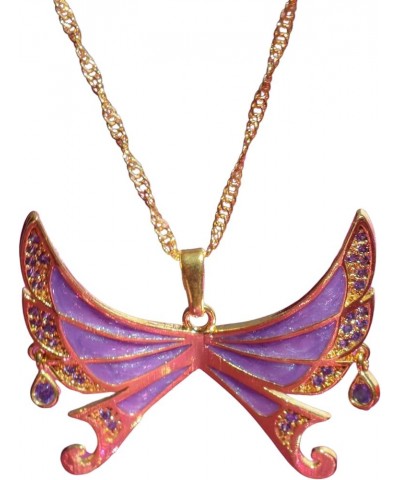 Winx Club® Tecna Enchantix Wings Necklace Gold $27.49 Necklaces