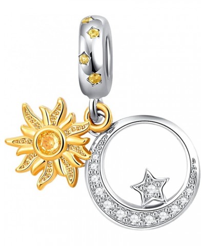 Sun Celetic Kont Girl Crown Infinite Flower Key Lock Charm for Pandora Bracelet Sun Moon Star $9.27 Bracelets