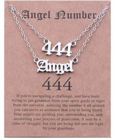 Gold Plated Angel Number Necklace with Meaningful Card 111 222 333 444 555 666 777 888 999 Pendant Choker Numerology Jewelry ...