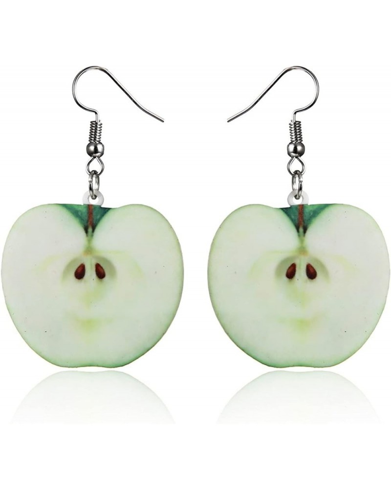 Dearanswer Creative Fruits Dangle Drop Earrings Unique Lightweight Cute Fruit Pendant Earrings Fruits Acrylic Earrings,Kiwi G...