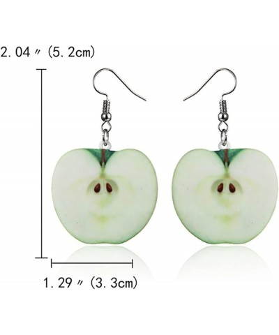 Dearanswer Creative Fruits Dangle Drop Earrings Unique Lightweight Cute Fruit Pendant Earrings Fruits Acrylic Earrings,Kiwi G...