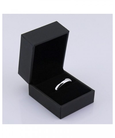 Custom Engraved Brushed White Tungsten Carbide 6mm or 8mm Wedding Band Polished Edges Ring 8mm $20.51 Rings