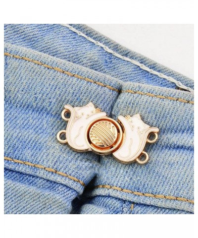 Retro Waist Adjustment Pins, Elegant Tightening Waistband Pin Brooches Anti-Exposure Brooches, Trendy Jeans Buckles Garment A...