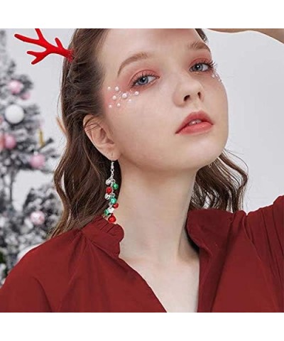 15 Pairs Christmas Stud Earrings Christmas Earrings for Women Christmas Candy Tree Bow Santa Claus Stud Earrings Xams Earring...