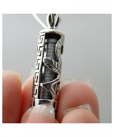 Sterling Silver Jewish Pendant Necklace for Men and Women MEZUZAH 1 $11.44 Necklaces