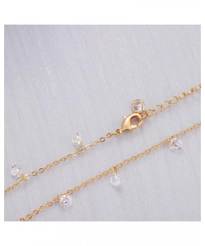 Gold Anklets for Women 14k Gold Plated Anklet Bracelet Evil Eye Anklet Paperclip Cross Stars Beaded Cubic Zirconia Boho Foot ...