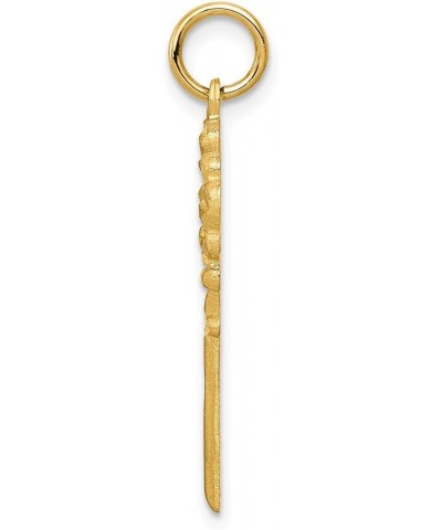 14K Yellow Gold Key Charm $63.99 Bracelets