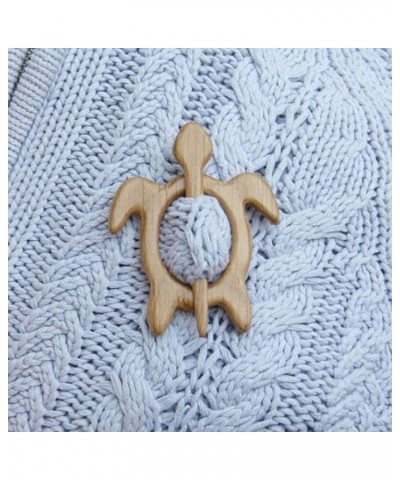 Wooden Animal Pattern Brooch Pin,Creative Cartoon Animal Shape Aesthetic Brooch Lapel Badges Pins Sweater Clip Shawl Pin Scar...