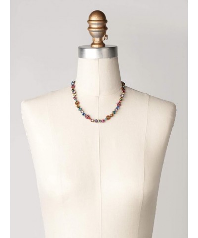 Sorrelli Classic Floral Tennis Necklace Southwest Brights Antique Gold-Tone $47.50 Necklaces