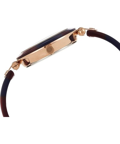 Women's Resin Bangle Watch Navy Blue/Rose Gold $43.20 Bracelets