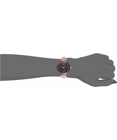 Women's Resin Bangle Watch Navy Blue/Rose Gold $43.20 Bracelets