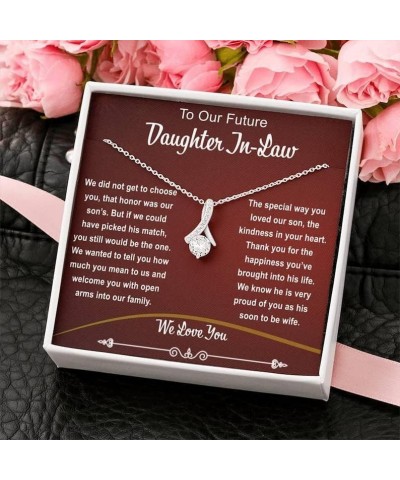 Future Daughter in Law Gifts, Welcoming Daughter In Law Into Family, To My Future Daughter-In-Law Necklace, Wedding Present f...