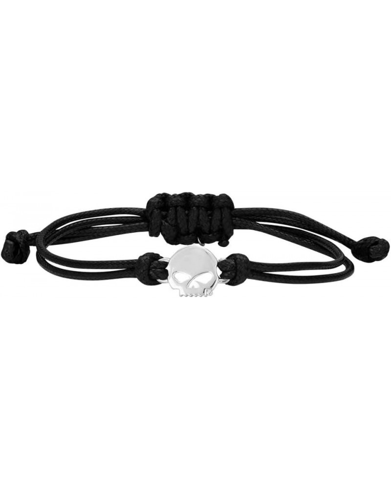 Harley-Davidson Women's Willie G Skull Wax Adjustable Cord Bracelet HDB0416 $20.14 Bracelets